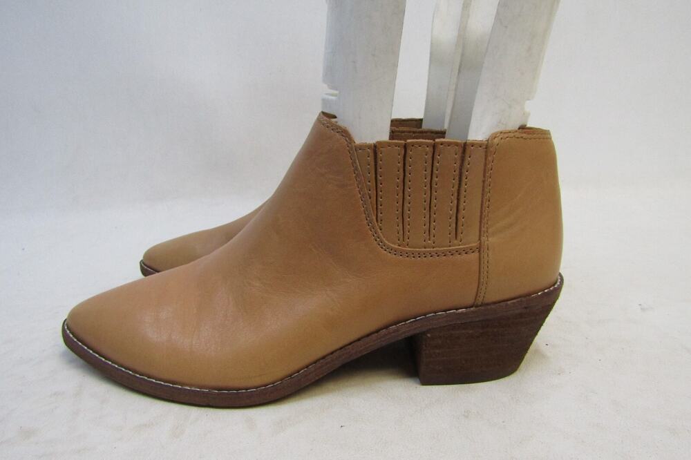 MADEWELL Womens Size 8 Brown Leather Chelsea Ankle Fashion Boots Bootie